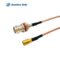 Smb Connector Female To Bnc Connector Rg179 Coaxial Cable 75ohm Rf Cable Assembly U.fl Cable