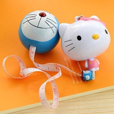 Portable Cartoon Retractable Measuring Tape Skyasia Cinta Metrica Cute Keychain Body Meter Tape Mini Soft Tape Measure